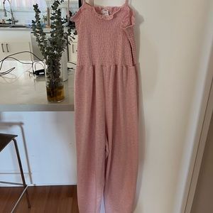Pink casual jumpsuit size L